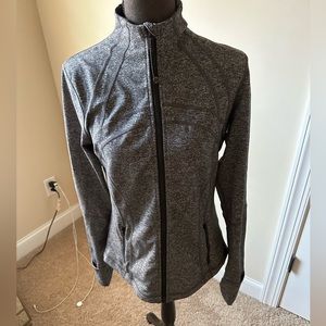LuluLemon Jacket Size 10 NO HOOD black & gray Great Condition